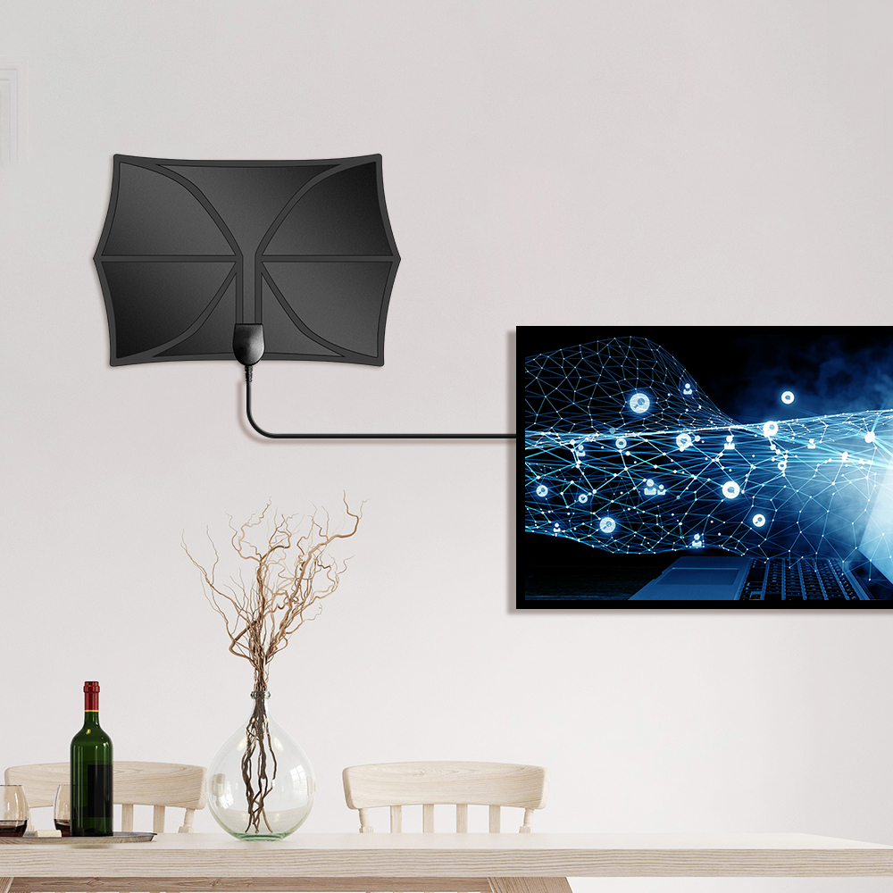 Top Sell Flat HD Digital Indoor Signal Booster for Best Indoor Digital Tv Antenna