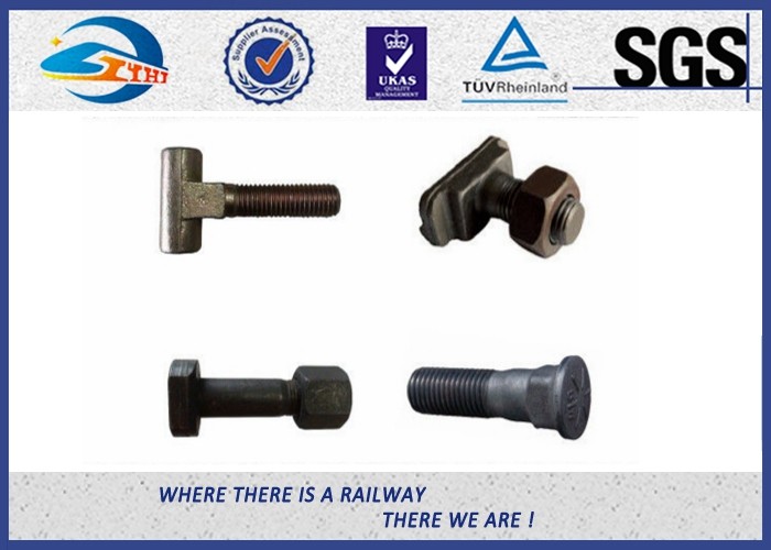 M14 M16 M18 Railway Bolt Square Thread Bolt With Zinc Plated