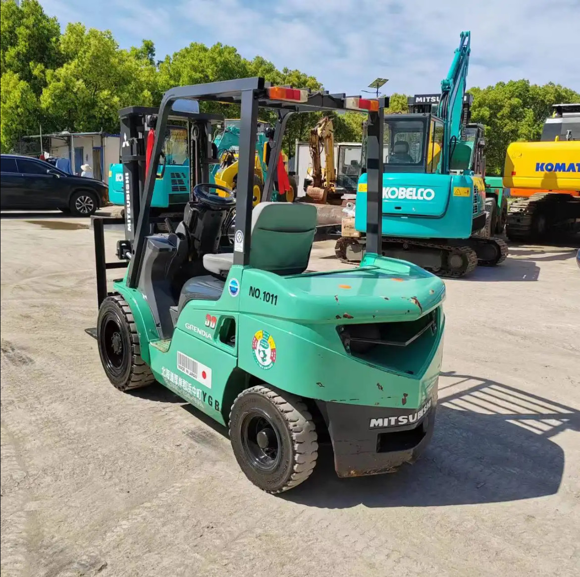 3 Ton Diesel Used Mitsubishi FD30NT Forklift Original