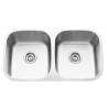 Buy cheap 1.5mm Thickness Double Bowl Undermount Stainless Steel Sink from wholesalers