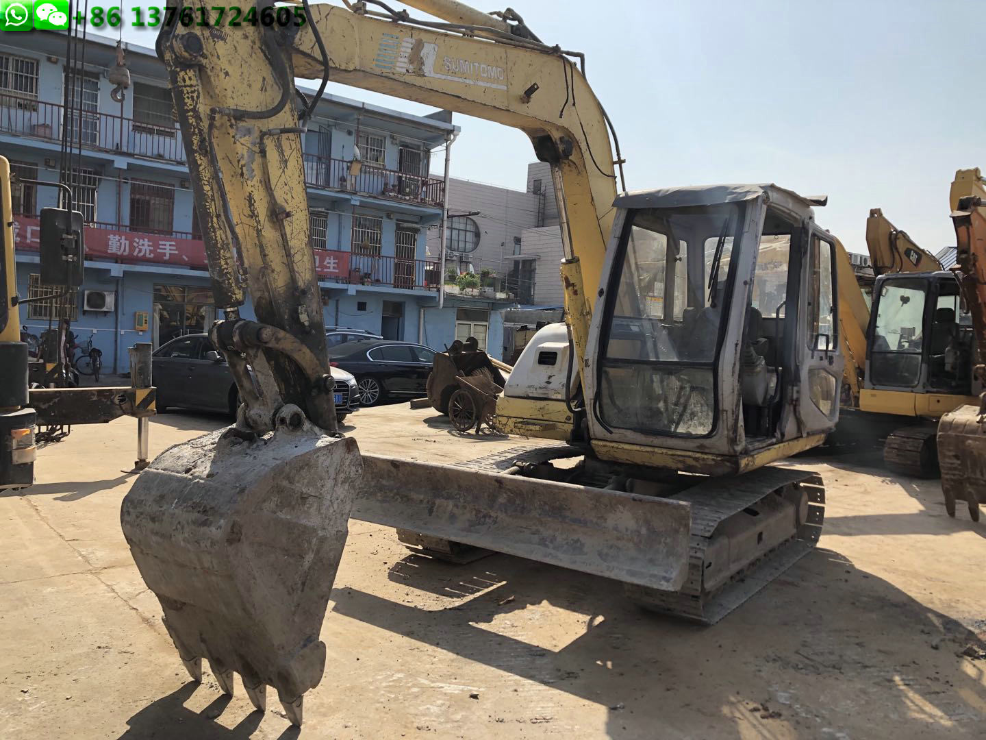 Original Color Used Crawler Excavator Sumitomo Sh60 Small Excavator 6 Ton Capacity