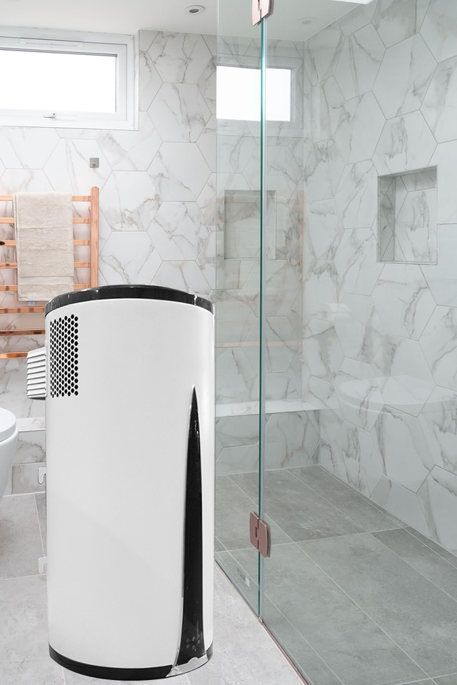 2KW Electric Heating Wall Mounted Heat Pump Hot Water Tank System