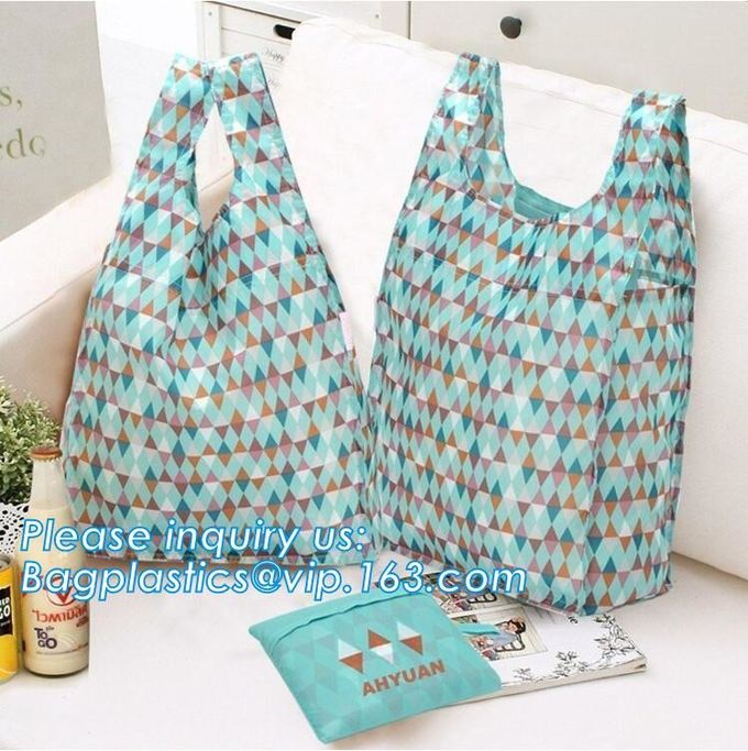 Outdoor Use 210D Sample Shoe Polyester Drawstring Bag,fashionable pattern printing polyester foldable shopping bag PACK