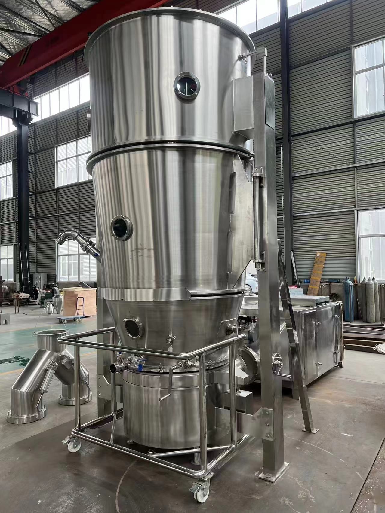 11kw Fan Power Fluidized Bed Dryer for High Yield 99 and 99% Yield