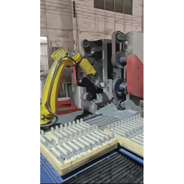 High Precision Robotic Grinding and Polishing Machine Compact for Zinc Alloy Handles