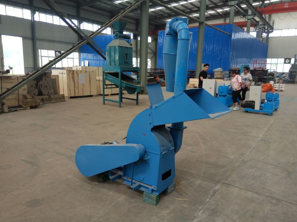 Large Capacity Wood Log Coconut Shredder Chips Biomass Wood Crusher Chipper Machine 1 warranty