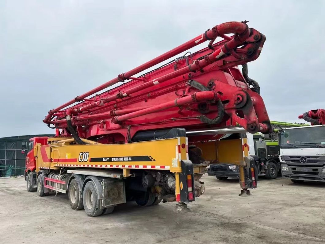 Heavy Equipment 63m Concrete Pump Truck 2021 Year Concrete Boom Pump Truck Mounted Pump