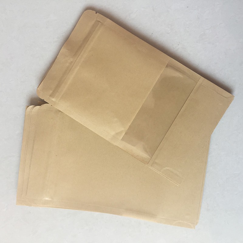 Anti Leakage Zip Seal Food Bags Stand Up , Recycled Stand Up Resealable Bags