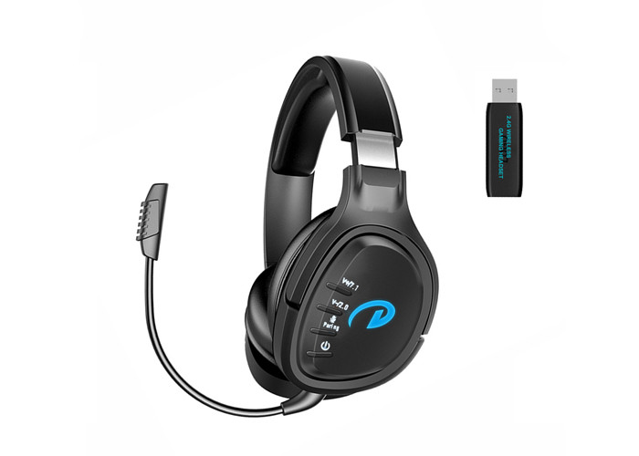 Low Latency 2.4G Wireless Gaming Headset 85dBm Stable Connection