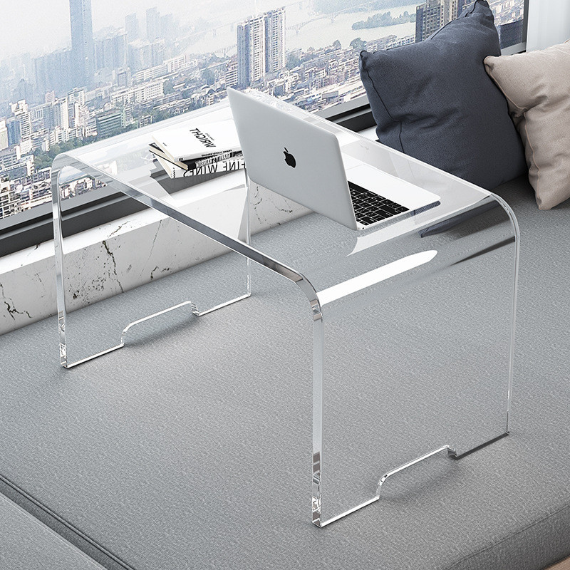 Transparent Acrylic Multi-Purpose Table For Bay Windows Balconies Living Rooms Bedrooms, And Bedside Use