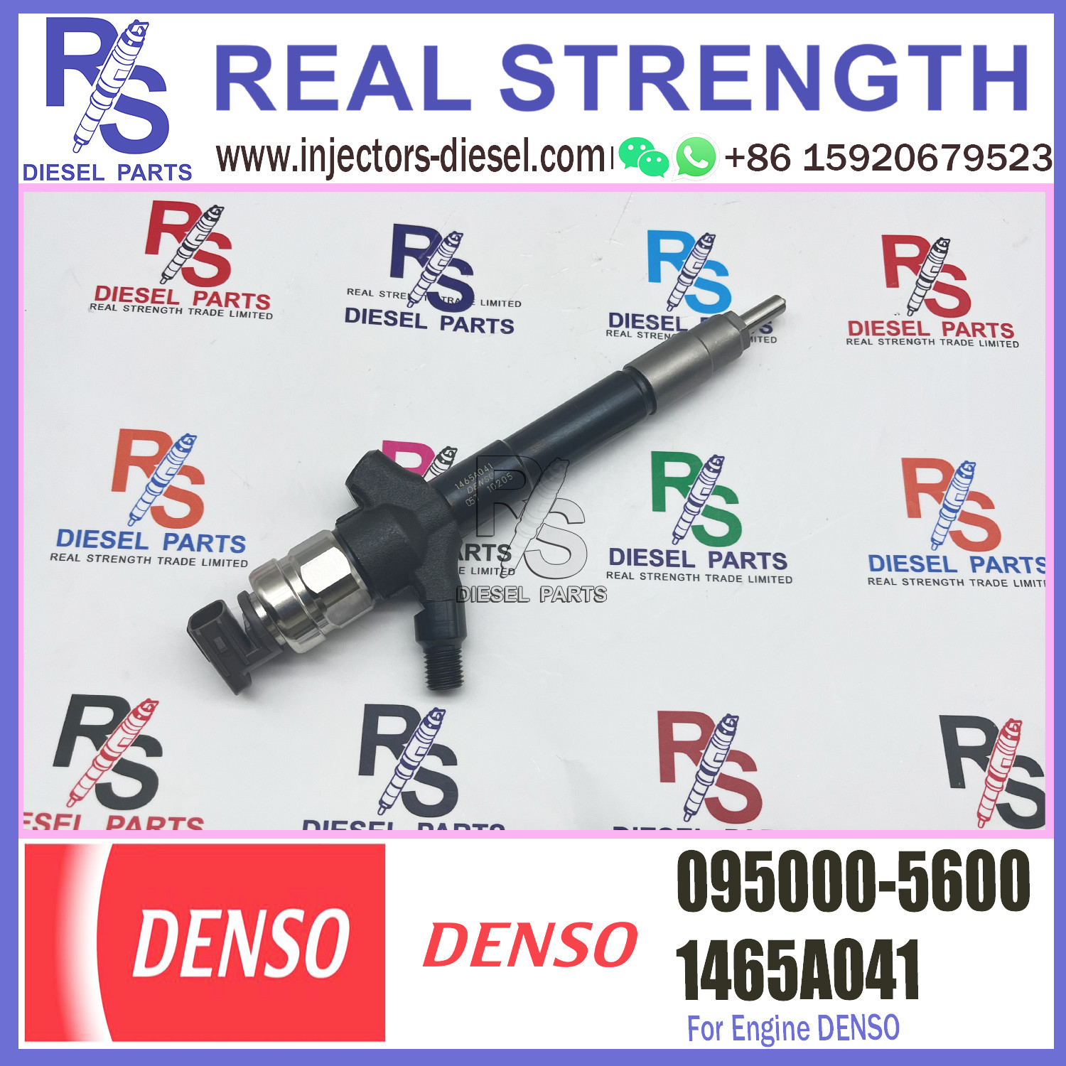 095000-5600 DENSO Diesel Injector 1465A041 For Mitsubishi 4D56 Triton / L200 2.5L