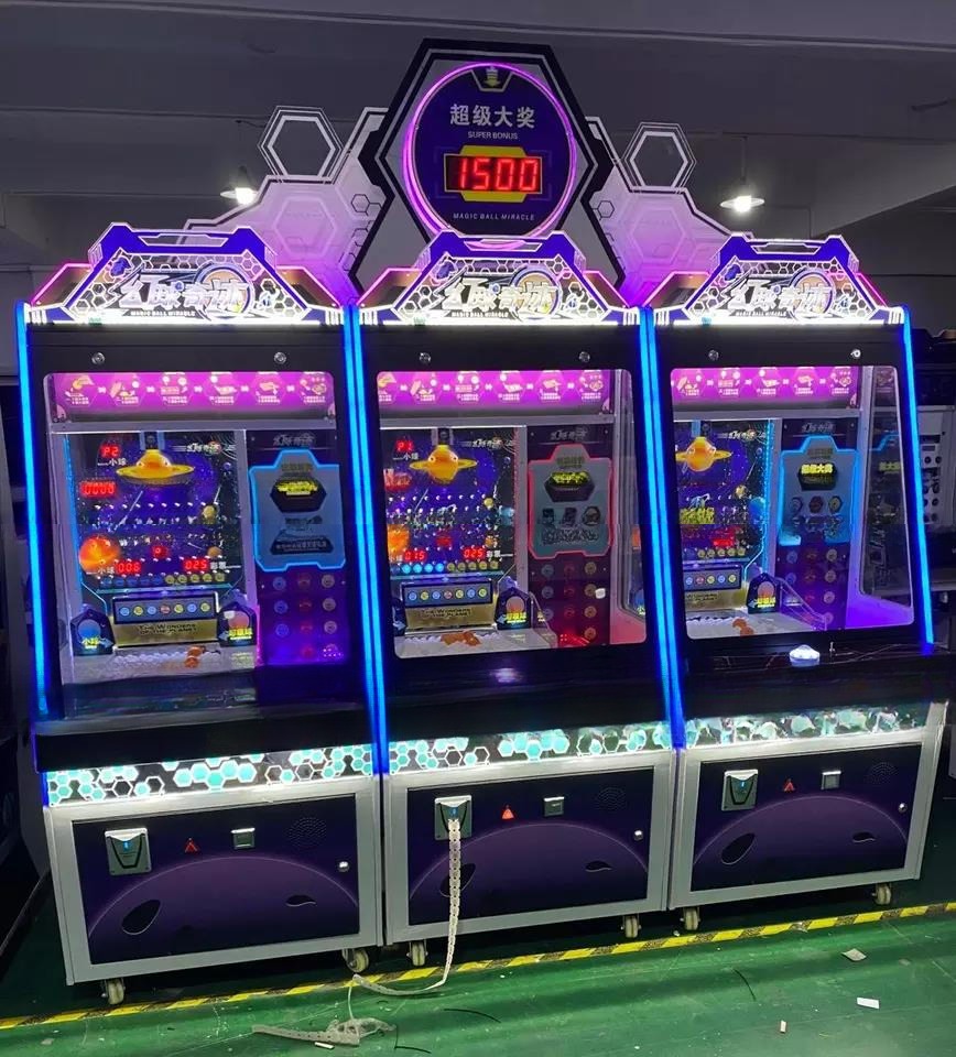 Dreamland Original Design Coin Operated Ball Pusher Ticket Games Magic Ball Miracle Redemption Machine