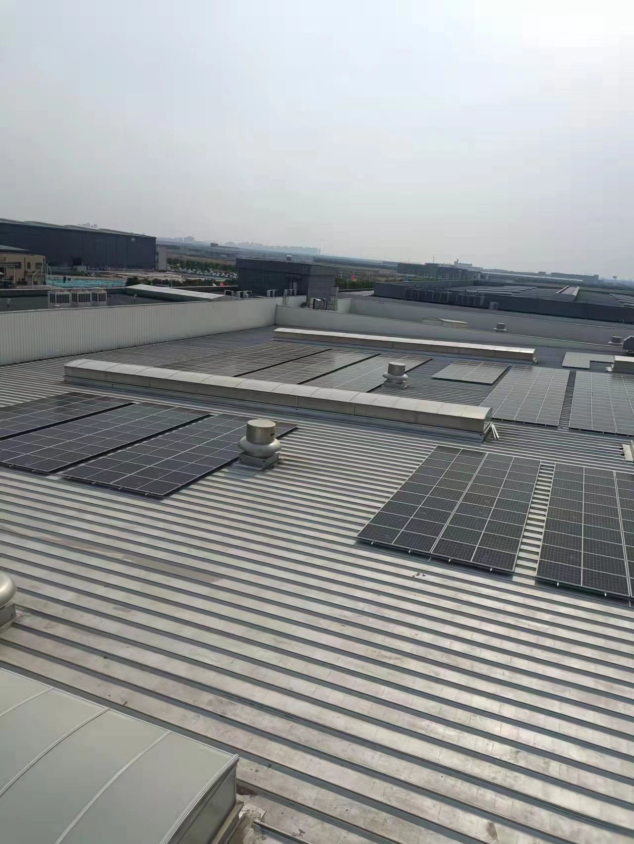 L Feet T Clamp Metal Roof Solar Mounting System On House MRA2-TD