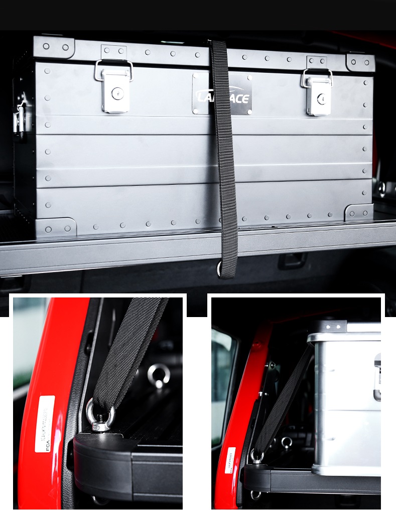 15.7kg Interior Rack Shelf for Jeep Wrangler JL Custom Storage Trunk Expansion