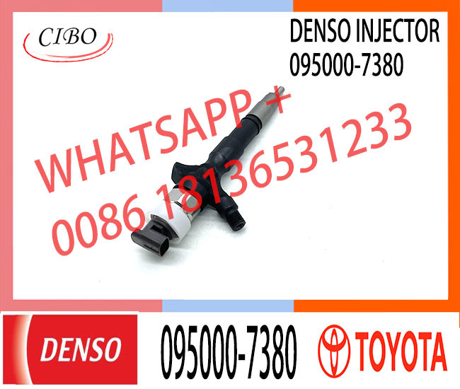Common Rail diesel fuel Injector 23670-30240 095000-7380 for Diesel engine
