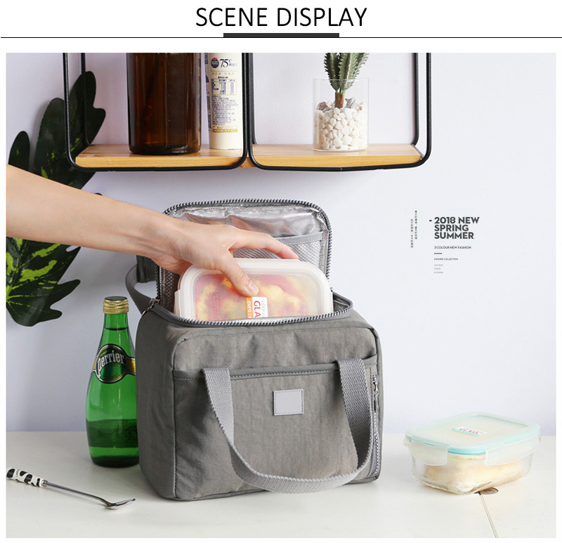 Travel Reusable Picnic Tote Insulated Lunch Cooler Bags