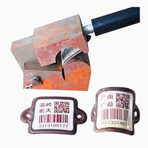 Buy cheap Xiangkang good bendability Cylinder Bar Codes Tag QR scratch resistance fast Scanning By PDA or Mobile product