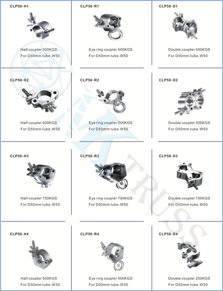 30mm Width Heavy Duty Truss Clamp for Conical Coupler Truss System D32mm Tube