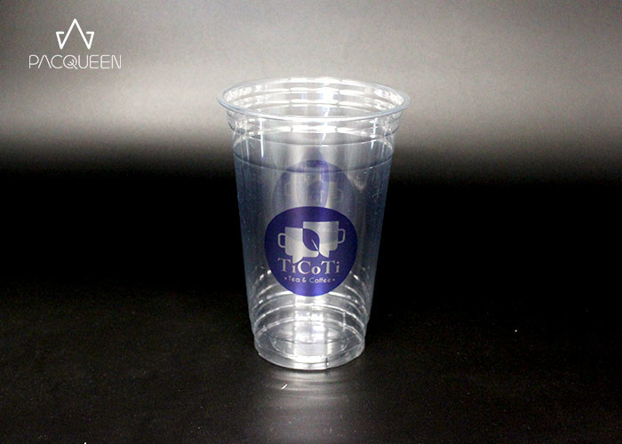 8oz / 12oz / 16oz Cold Drink To Go Plastic Cups With Lids Anti Leaking
