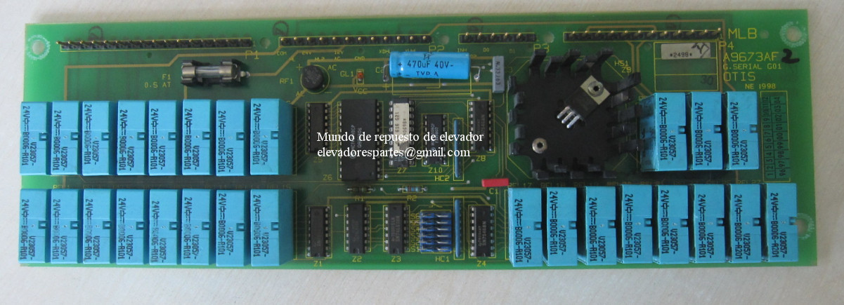 La placa para OTIS elevador MLB P4 A 9673AF2