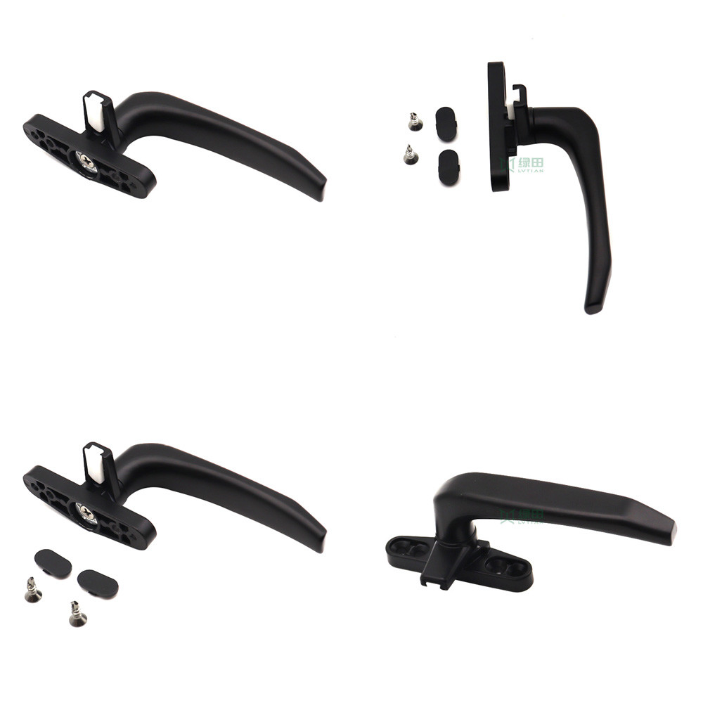 Modern Door And Window Handle With Aluminum Zinc Base Or All Aluminum Material