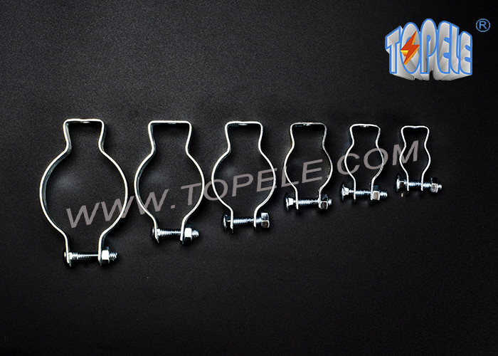 Conduit Steel Hanger Custom Electric Galvanized Pipe Tube With Bolt Nut