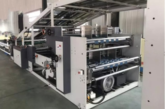 Corrugated Automatic Flute Laminator Machine 5 Ply Paper Plates Making