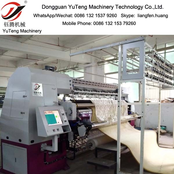 High Speed Mattress Making Machine , Multi Needle Quilting Machine For Beds