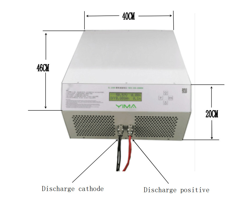 0~20A Battery Discharge Tester Device Battery Charge Discharge Tester 2000Watt
