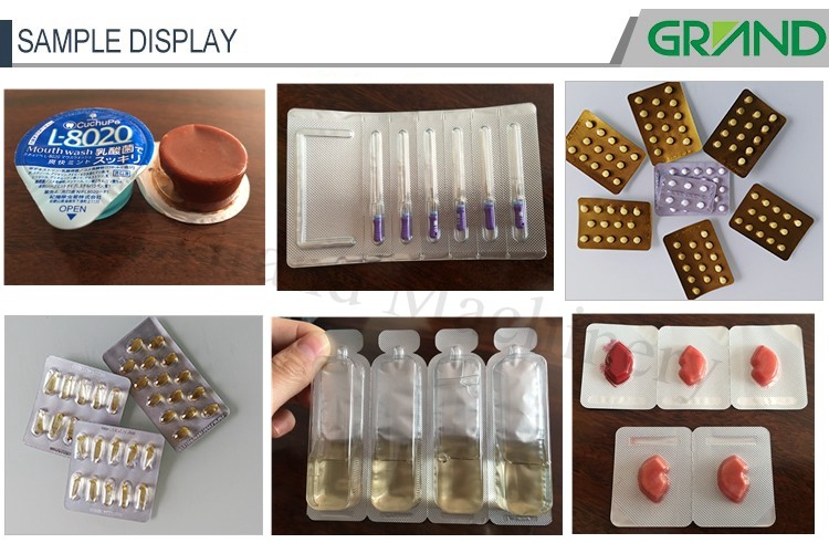 10-33 Times/Min Small Blister Packaging Machine Tablet Capsule Low Noise