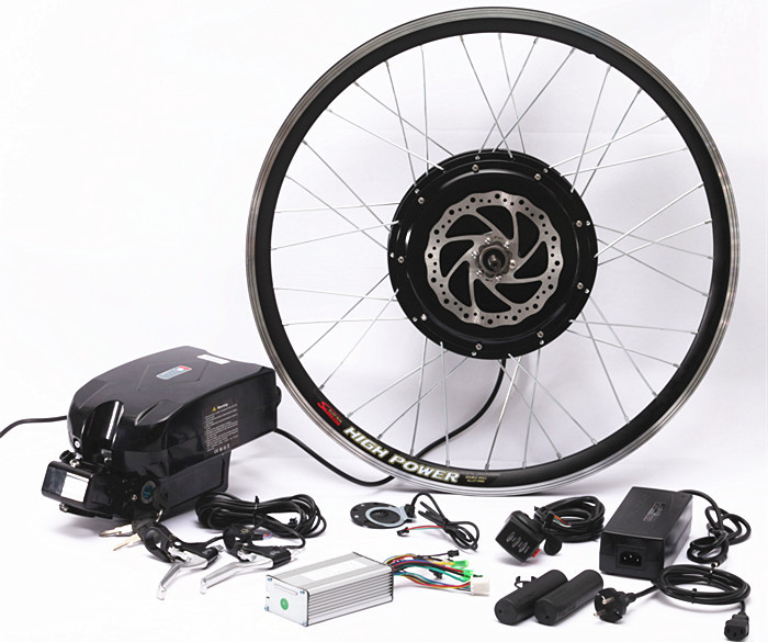Optional Electric Bicycle Front Hub Conversion Kit 55-65km / Hour Full Speed