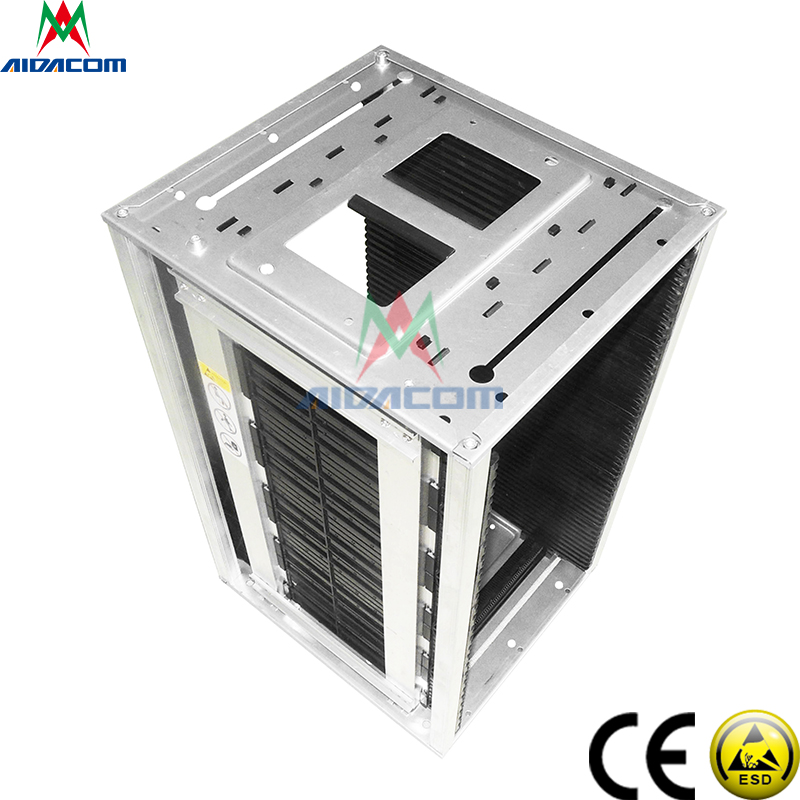 Static Dissipative 80 Degree 563mm Height SMT Magazine Rack