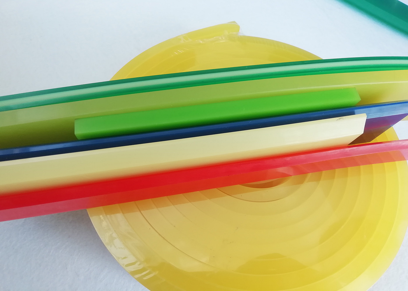 Polyurethane 75 Shore Screen Printing Squeegee 9mm Thickness