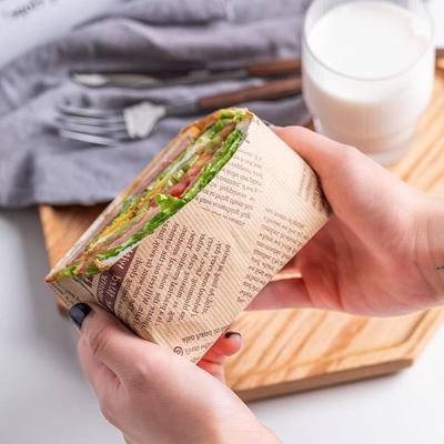 Sandwich Oil Absorption Printed Greaseproof Paper 27.5*29.5CM