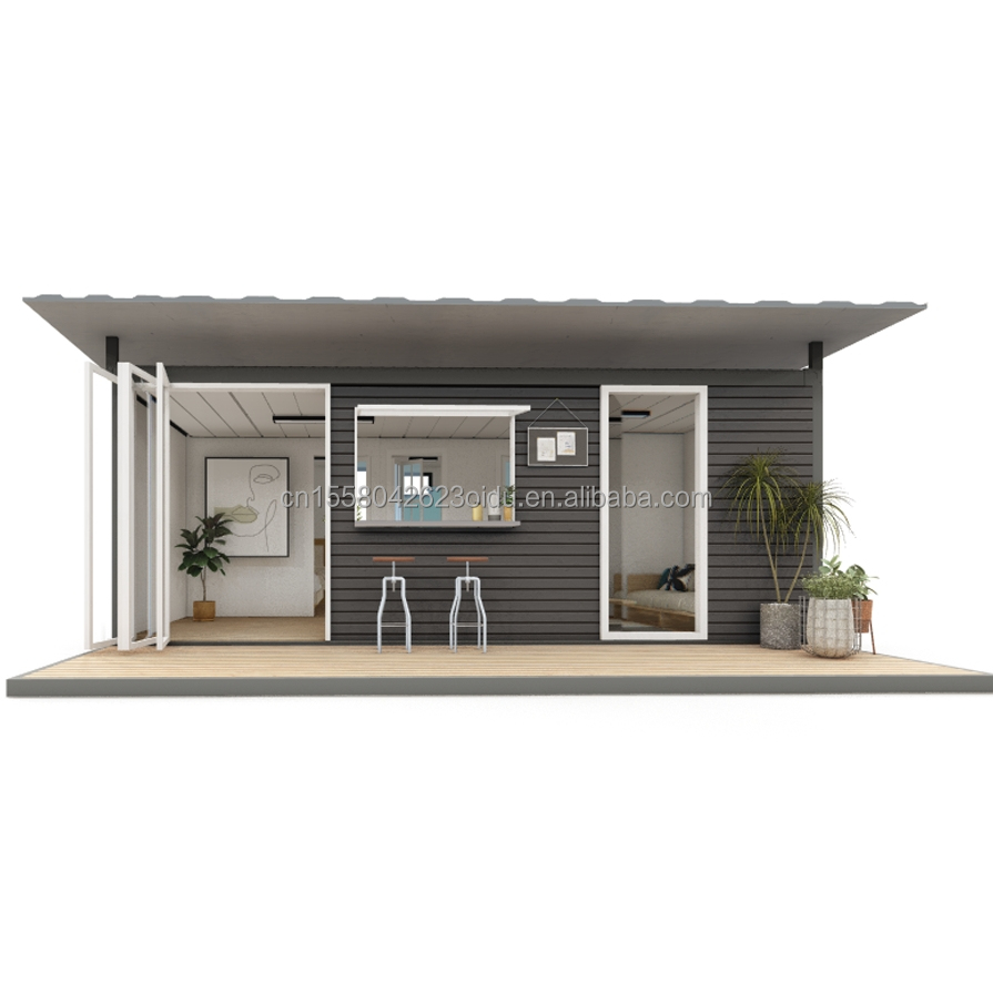Galvanized Steel Bending Modern Design Prefabricated House for Shipping Container Sandwich Panel Modular Shop Apartment