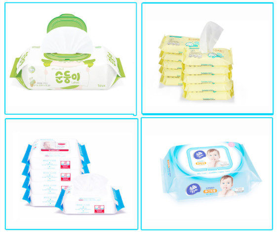 Baby Wet Wipes Packaging Machine 3KW Multi Function Packing Machine