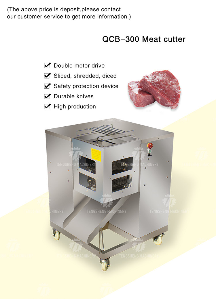 Commercial Beef Meat Slicer Meat Cube Cutting Machine
