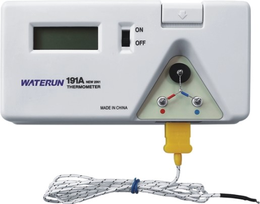 Plastic Iron Soldering Accessories , 9V Soldering Iron Thermometer Waterun 191 191A