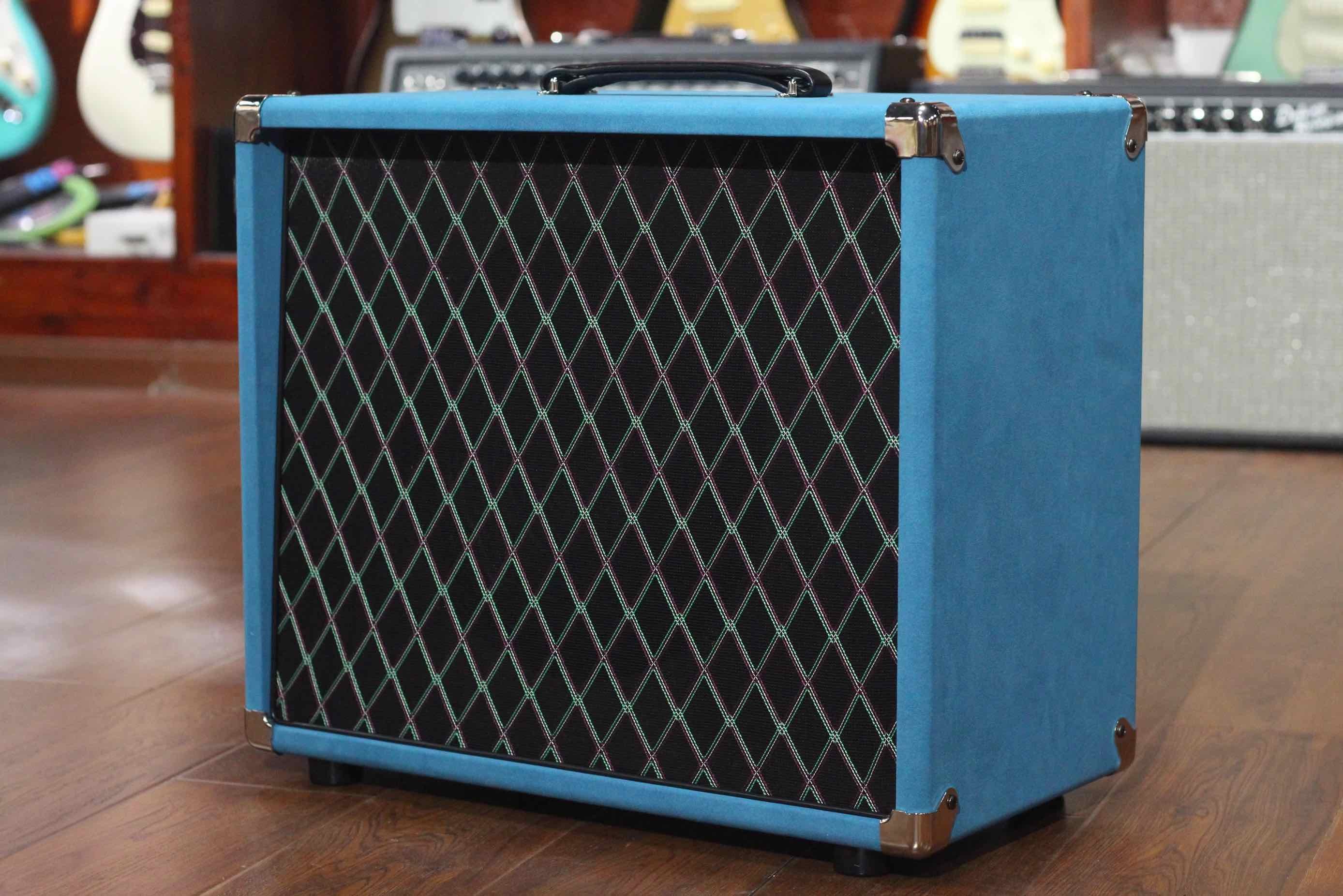 Custom Dumble Clone 2025 Overdrive Reverb 50-Watt Hand-Wired Tube Head-Suede Blue JJ Tubes 50W