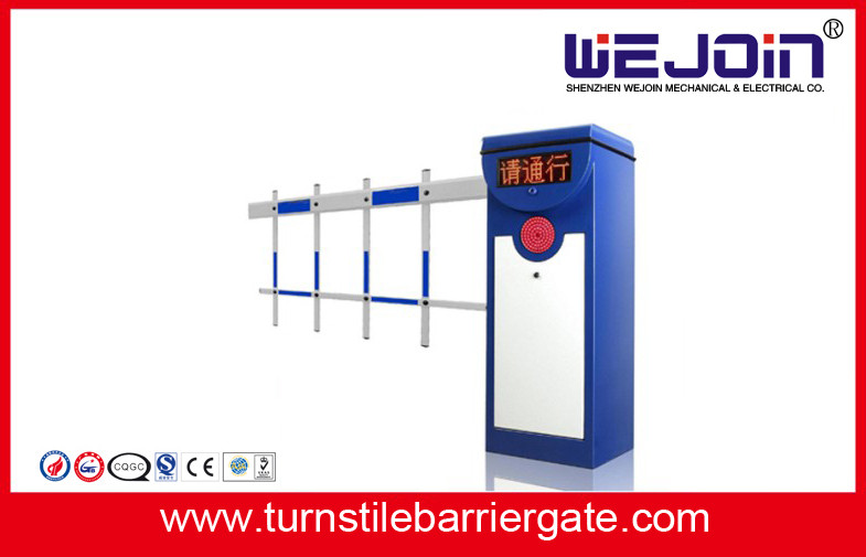 Parking Lot Electronic Barrier Gates AC Motor 80W 24V Manual Release 1/3/6 Second