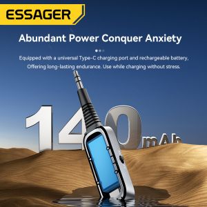 Essager 3.5mm Aux Bluetooth Adapter Receiver Wireless Transmitter