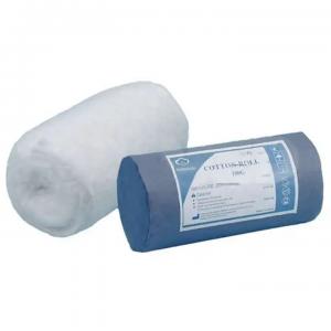China CE Medical Plain Cotton Roll White Absorbent Cotton Wool Rolls Surgical Sterile on sale