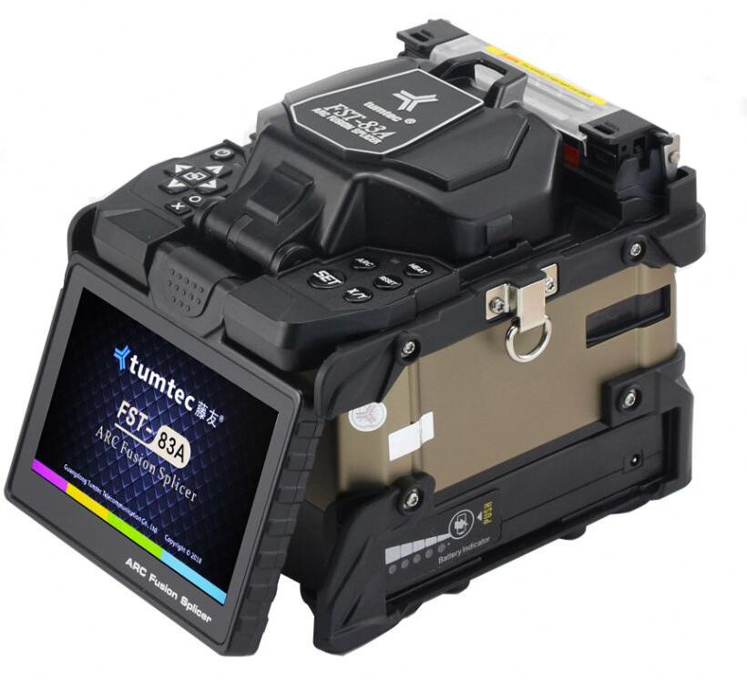 FST-83A Optical Fiber Fusion Machine 6 Motor Splicing Time 6 To 12S Length 20mm To 60mm