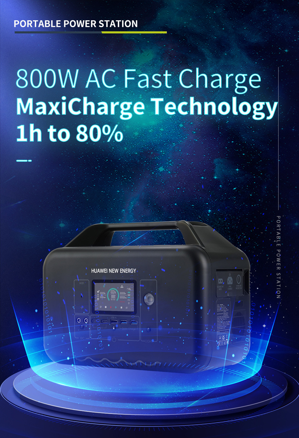 2000w 1440wh Outdoor Camping Energy Storage Pure Sine Wave LifePo4 Portable Power Station