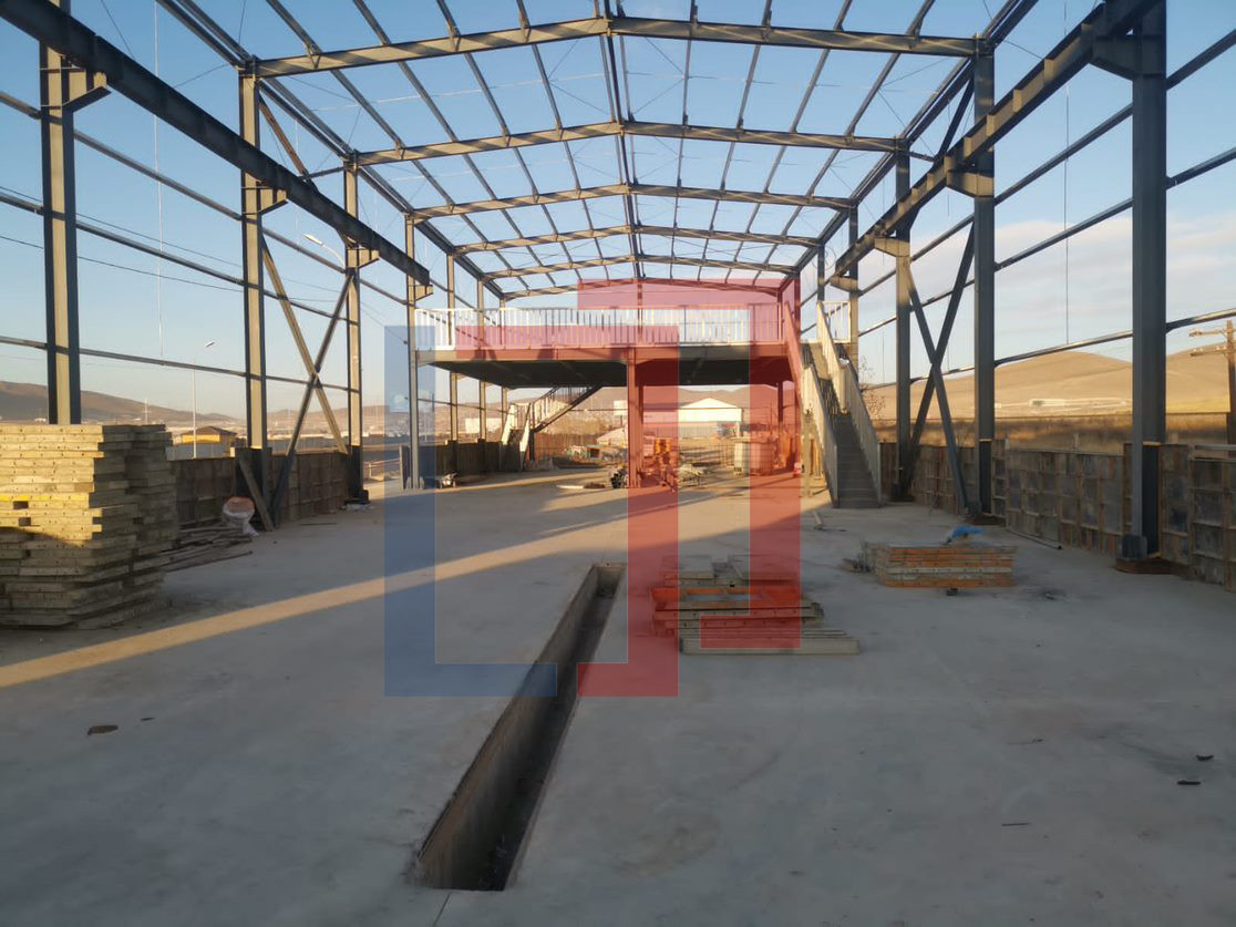 Q235B Q355B Steel Structure Chicken House , Economical Prefab Steel Structure Building