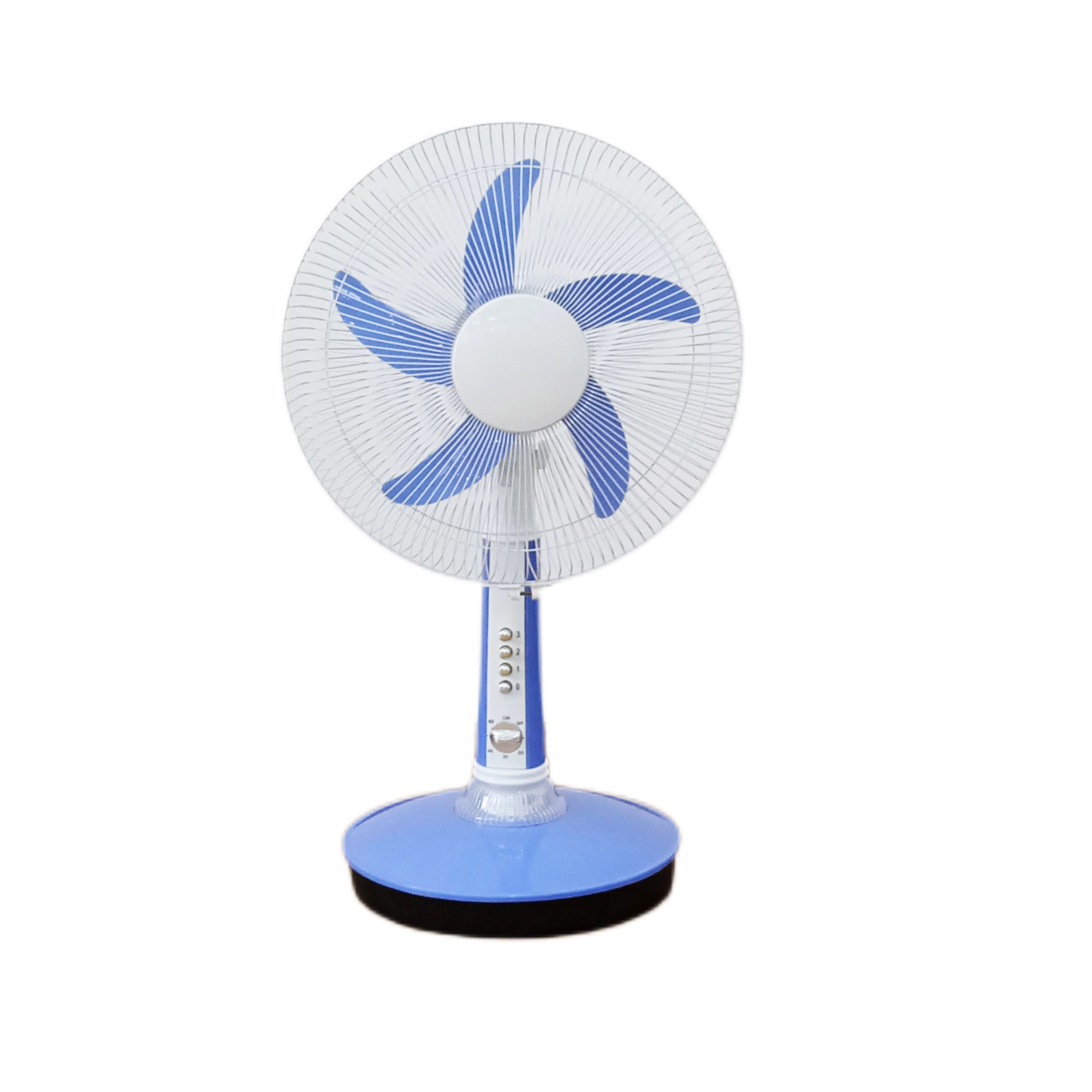 Portable Desk USB Rechargeable Table Fan 3 Or 5 Blade 16 Inch For Home