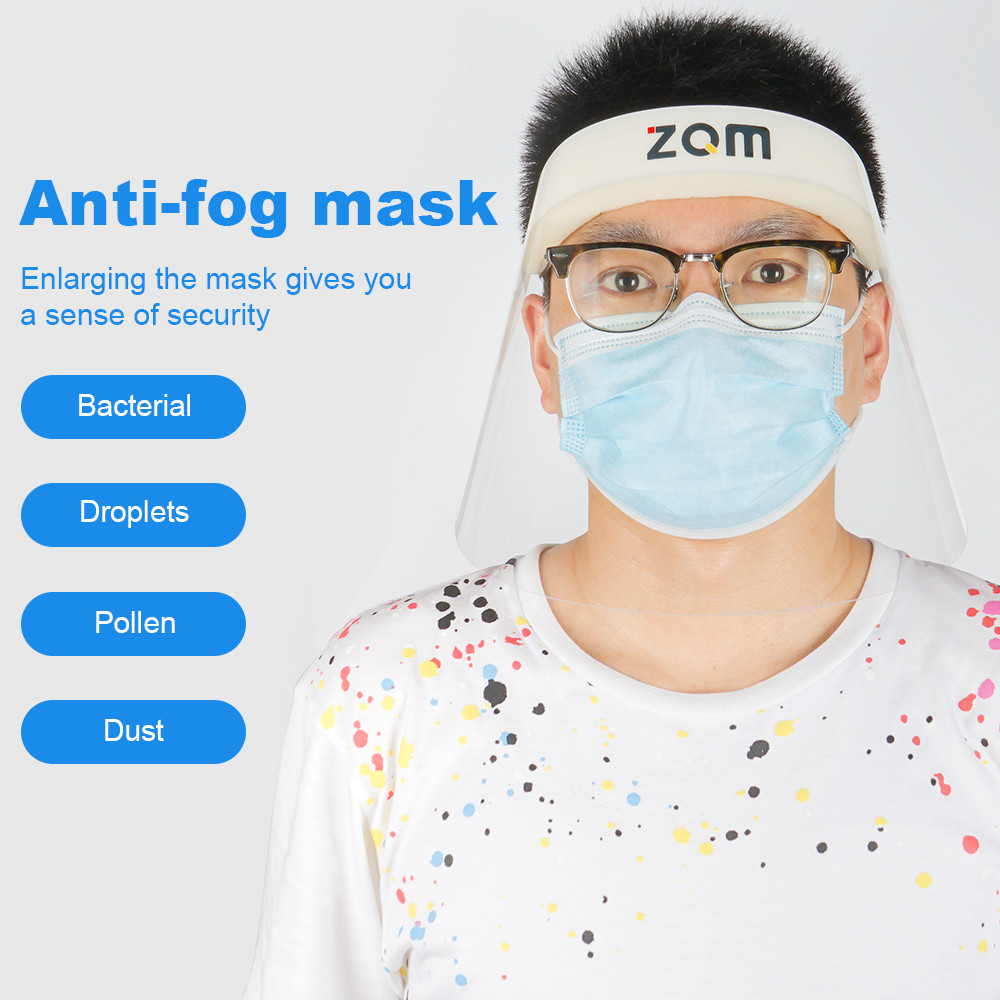 Outdoor Plastic Face Shield Prevent Spray / Clear Plastic Full Cover Face Shield