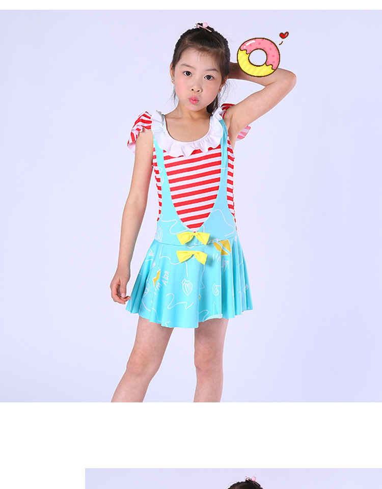 Pretty Summer Essential Stretch Baby Girls Swimsuit