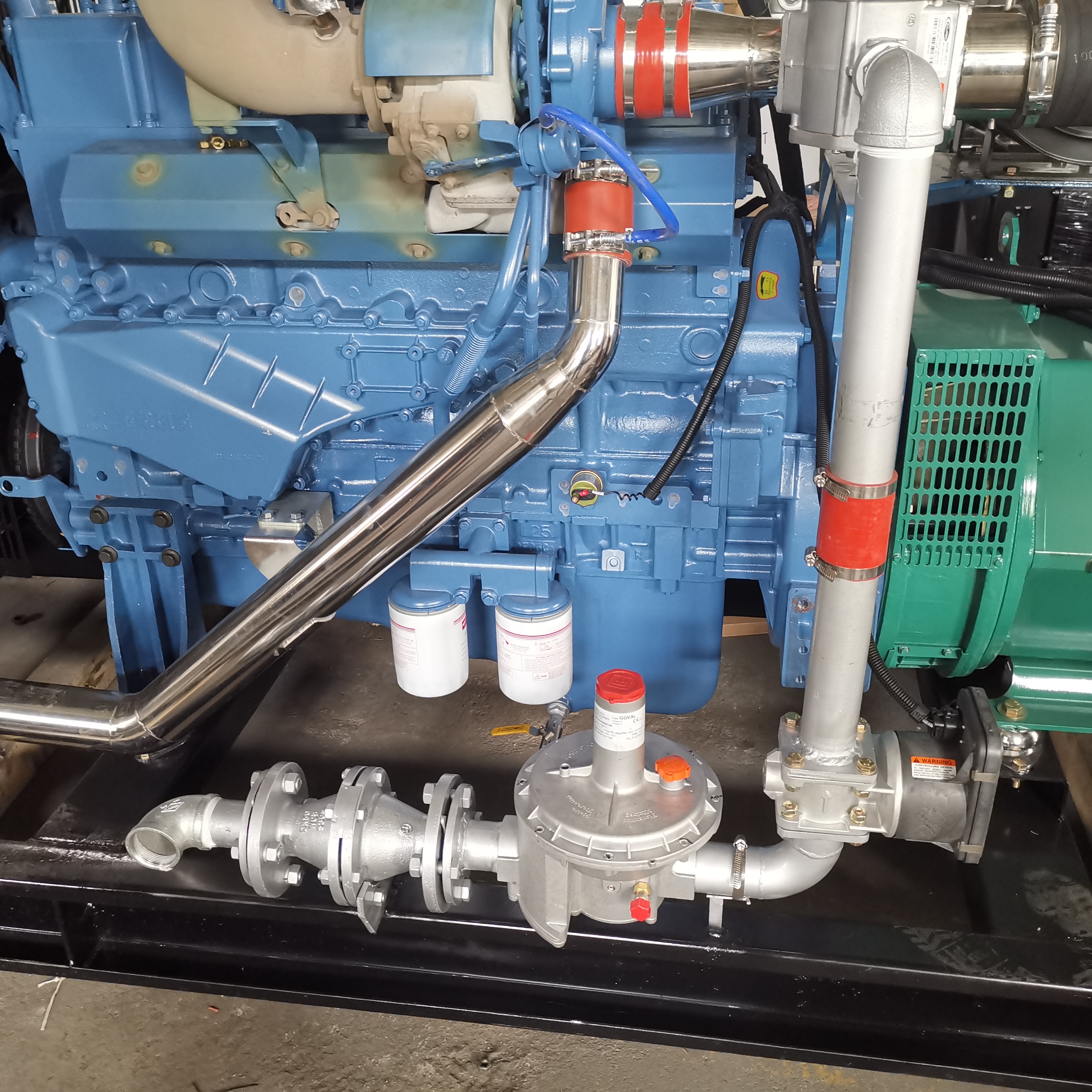 50/60hz Frequency 10kW-1000kW LPG/Wood gas/Biogas/Natural gas Power Generator with Huachai Engine