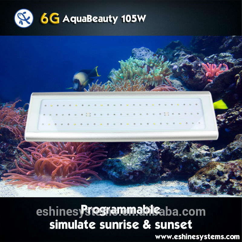 2015 AquaBeauty cree New On The Market Hot Sells 105W Sunset sunrise Reef Led Aquarium